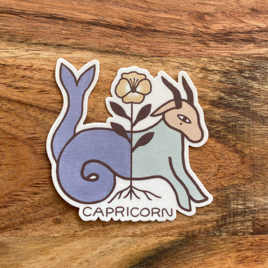 Capricorn - Zodiac Series - Weatherproof Sticker