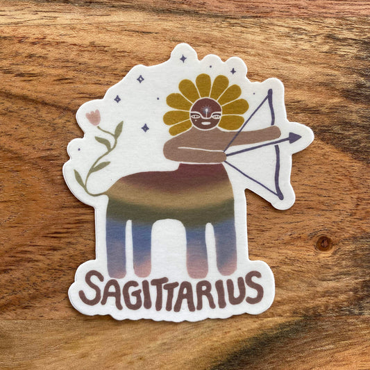 Sagittarius - Zodiac Series - Weatherproof Sticker