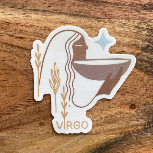 Virgo - Zodiac Series - Weatherproof Sticker