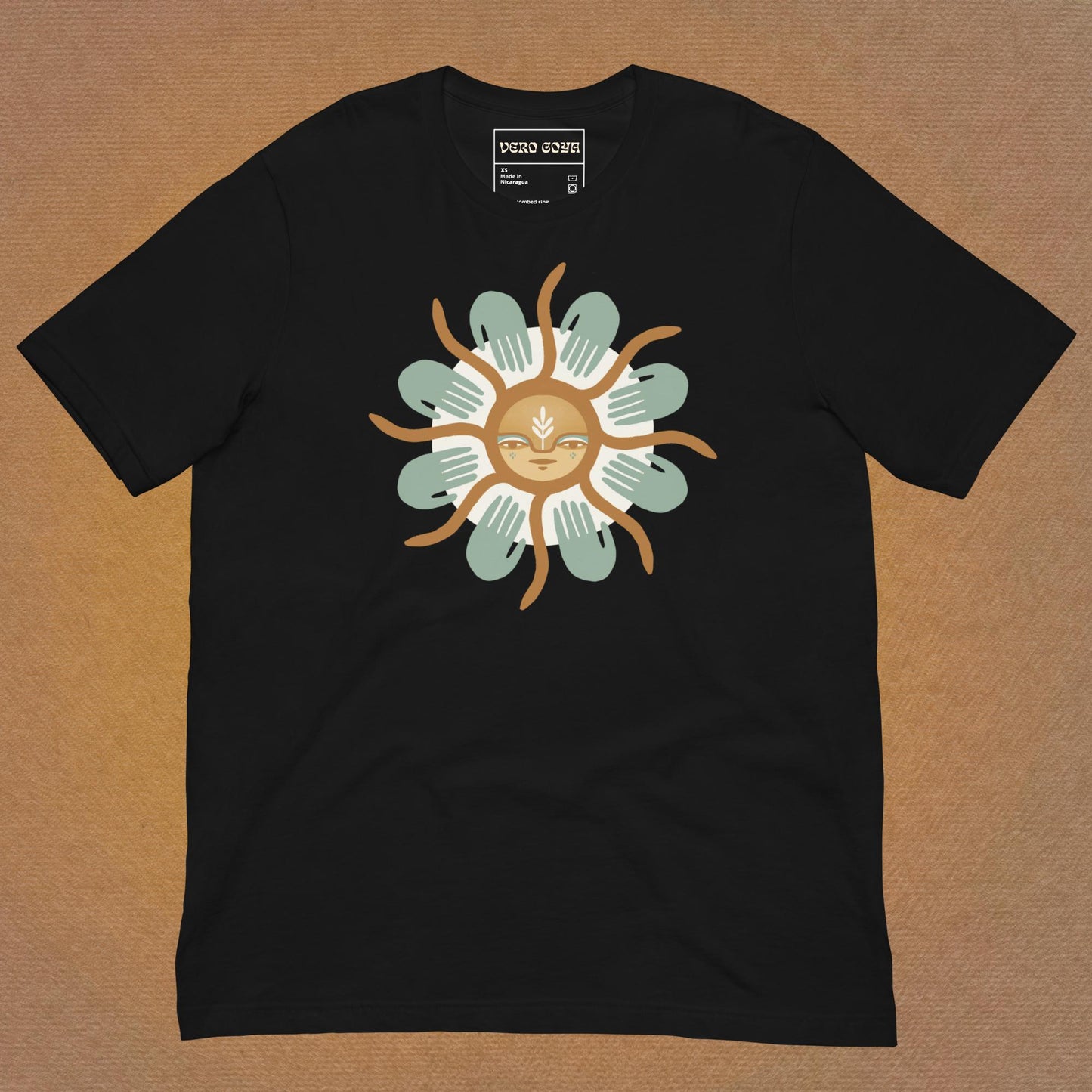 Blue Hand Sun - Unisex t-shirt