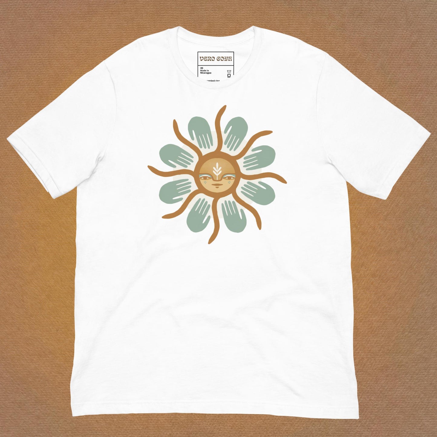 Blue Hand Sun - Unisex t-shirt